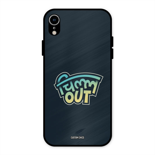 Chill Out iPhone XR Mobile Back Cover - Typography PrintShield Case