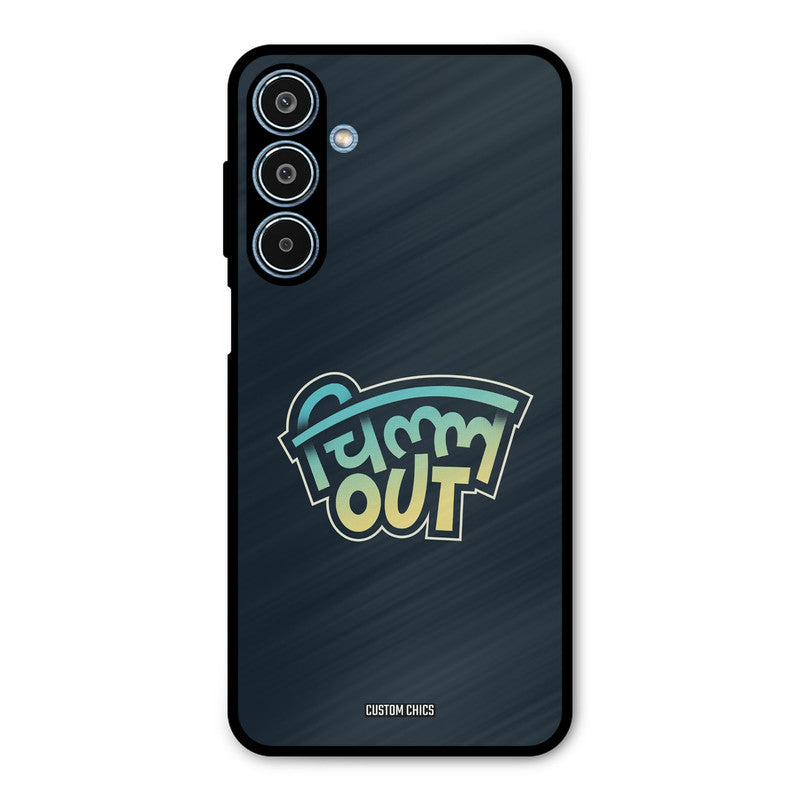 Chill Out Samsung Galaxy M35 5G Mobile Back Cover - Typography PrintShield Case