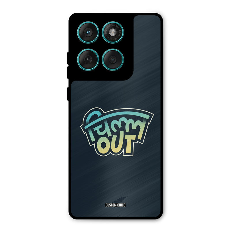 Chill Out Motorola Edge 60 Mobile Back Cover - Typography PrintShield Case
