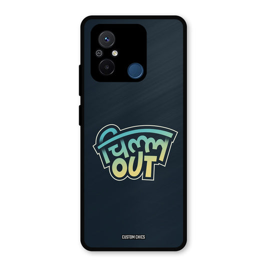 Chill Out Redmi 12c Mobile Back Cover - Typography PrintShield Case
