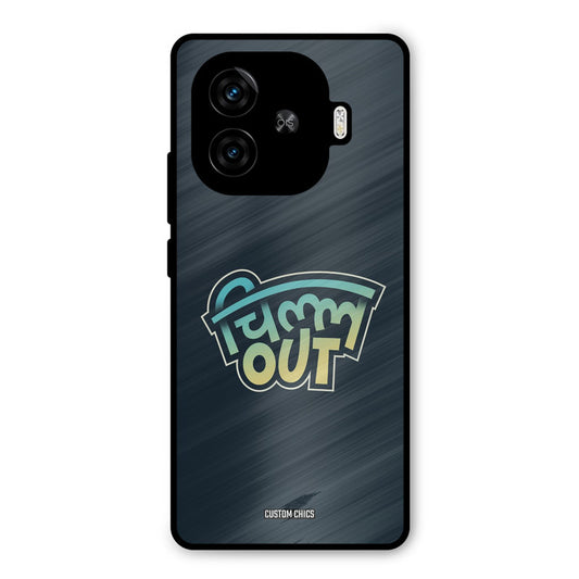 Chill Out iQoo Z9 Turbo Mobile Back Cover - Typography PrintShield Case