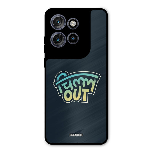 Chill Out Motorola Edge 50 Neo Mobile Back Cover - Typography PrintShield Case