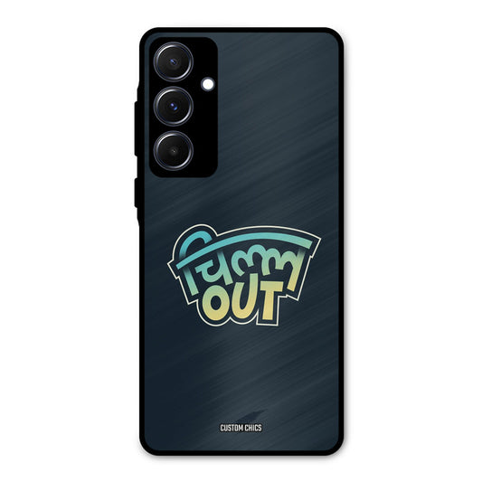 Chill Out Samsung Galaxy A55 5G Mobile Back Cover - Typography PrintShield Case