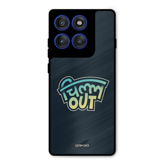 Chill Out Motorola Edge 60 Pro Mobile Back Cover - Typography PrintShield Case