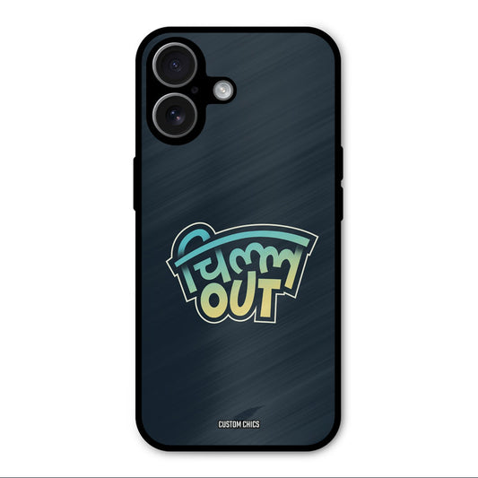 Chill Out iPhone 17 Mobile Back Cover - Typography PrintShield Case