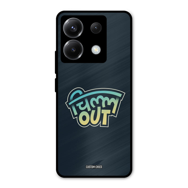 Chill Out Poco X6 Mobile Back Cover - Typography PrintShield Case
