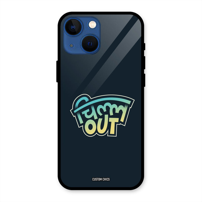 Chill Out iPhone 13 Mini Mobile Back Cover - Typography PrintShield Case