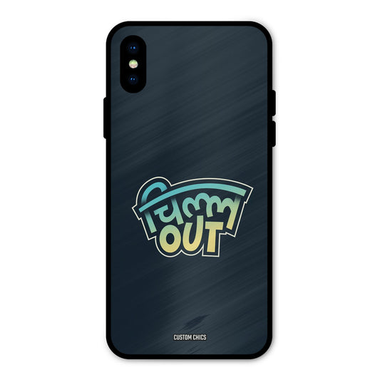 Chill Out iPhone X Mobile Back Cover - Typography PrintShield Case
