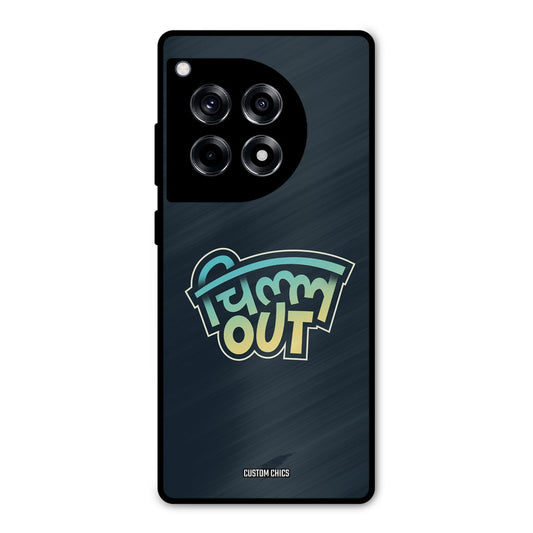 Chill Out OnePlus 12R Mobile Back Cover - Typography PrintShield Case