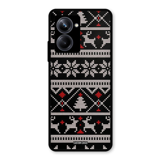 Christmas Pattern Realme 10 Pro Mobile Back Cover - Aesthetic PrintShield Case