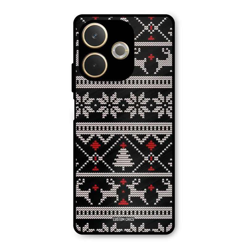 Christmas Pattern Oppo A5 Pro Mobile Back Cover - Aesthetic PrintShield Case