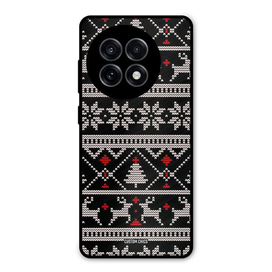 Christmas Pattern OnePlus 13R Mobile Back Cover - Aesthetic PrintShield Case