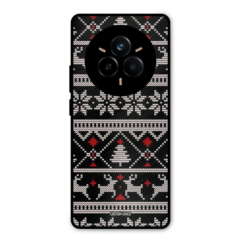 Christmas Pattern Realme 14 Pro Plus Mobile Back Cover - Aesthetic PrintShield Case