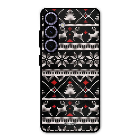 Christmas Pattern Samsung Galaxy S24 Mobile Back Cover - Aesthetic PrintShield Case