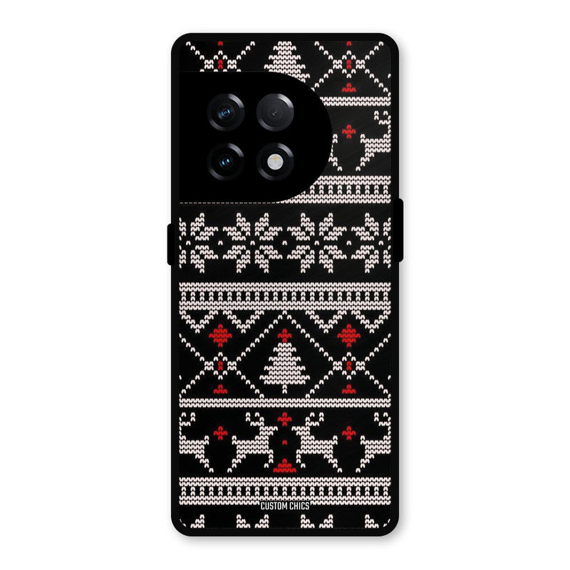 Christmas Pattern OnePlus 11R Mobile Back Cover - Aesthetic PrintShield Case