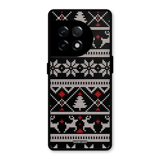 Christmas Pattern OnePlus 11R Mobile Back Cover - Aesthetic PrintShield Case