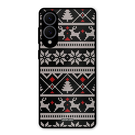Christmas Pattern Samsung Galaxy S25 Edge Mobile Back Cover - Aesthetic PrintShield Case