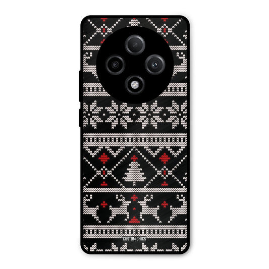 Christmas Pattern Oppo F27 Pro Plus 5G Mobile Back Cover - Aesthetic PrintShield Case