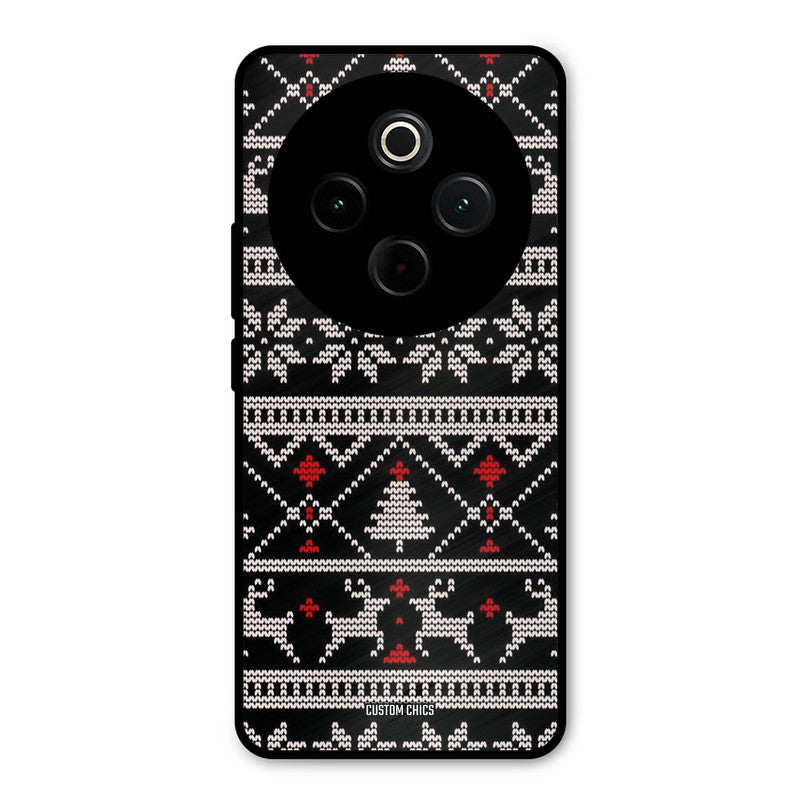 Christmas Pattern iQoo Z10 Mobile Back Cover - Aesthetic PrintShield Case