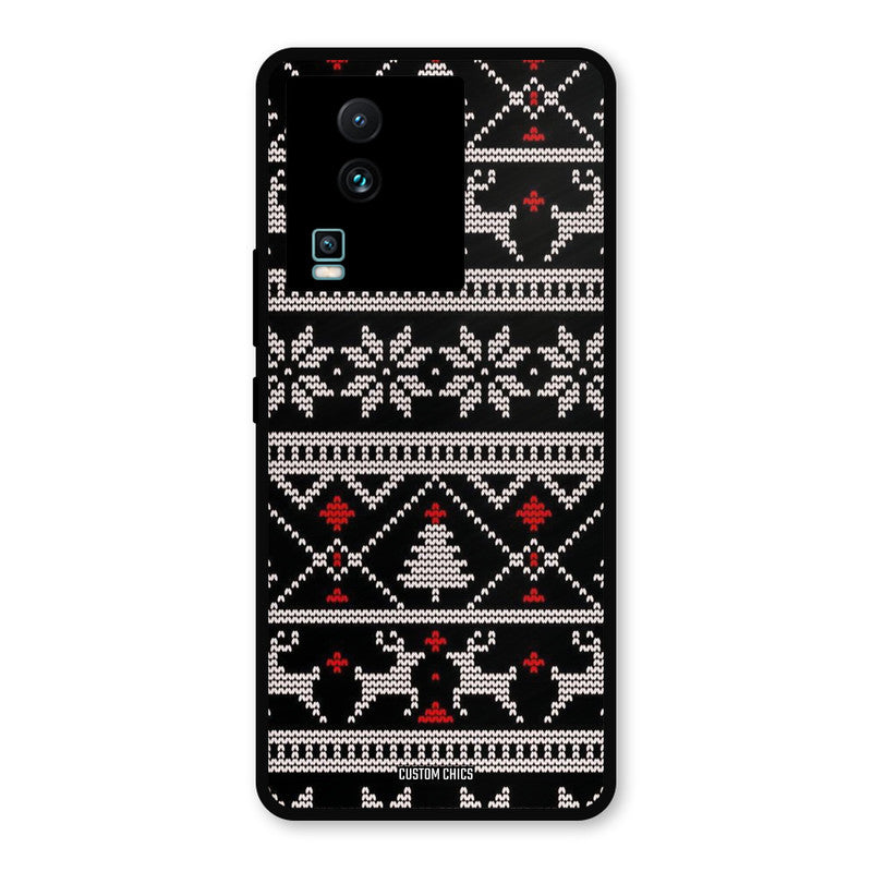 Christmas Pattern IQOO Neo 7 Pro Mobile Back Cover - Aesthetic PrintShield Case