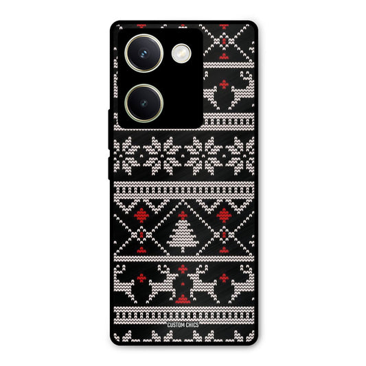 Christmas Pattern Vivo Y200 Pro Mobile Back Cover - Aesthetic PrintShield Case