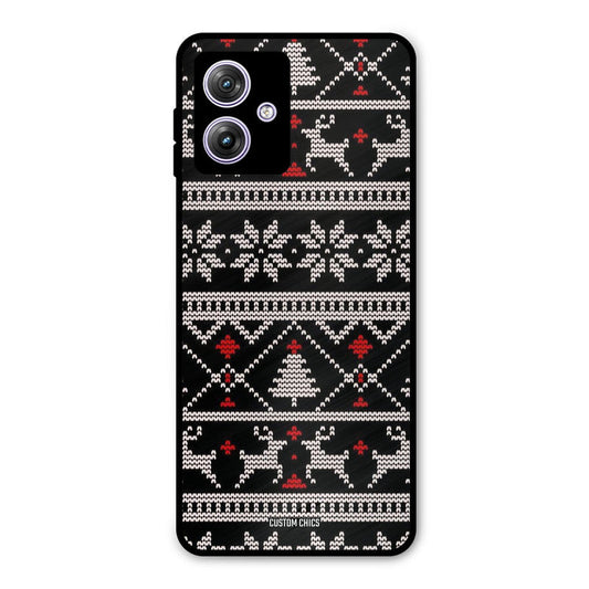 Christmas Pattern Moto G54 Mobile Back Cover - Aesthetic PrintShield Case