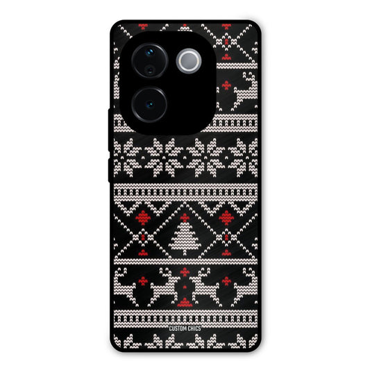 Christmas Pattern Vivo T3 Pro Mobile Back Cover - Aesthetic PrintShield Case