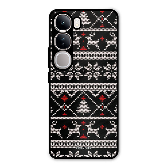 Christmas Pattern Vivo Y300 Mobile Back Cover - Aesthetic PrintShield Case
