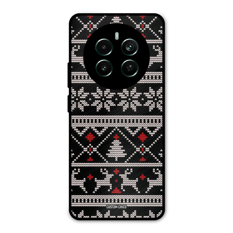 Christmas Pattern Realme 12 Plus Mobile Back Cover - Aesthetic PrintShield Case