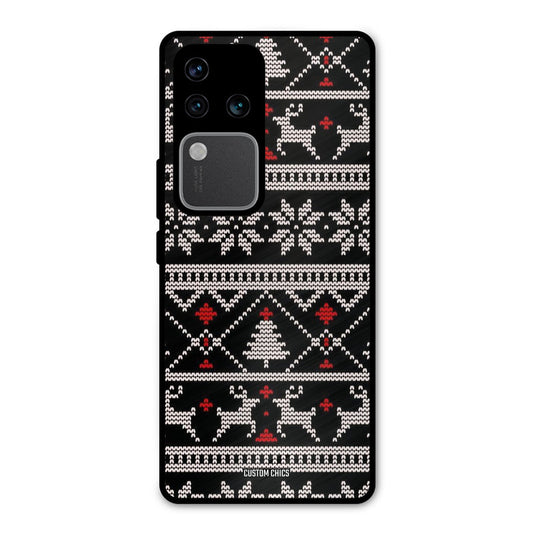 Christmas Pattern Vivo V30 Pro Mobile Back Cover - Aesthetic PrintShield Case