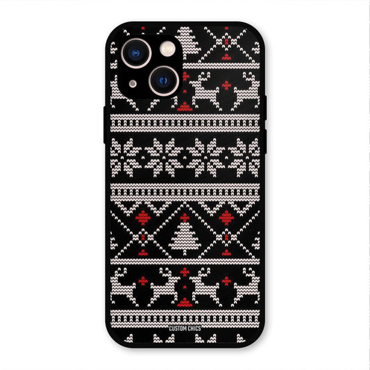 Christmas Pattern iPhone 13 Mobile Back Cover - Aesthetic PrintShield Case