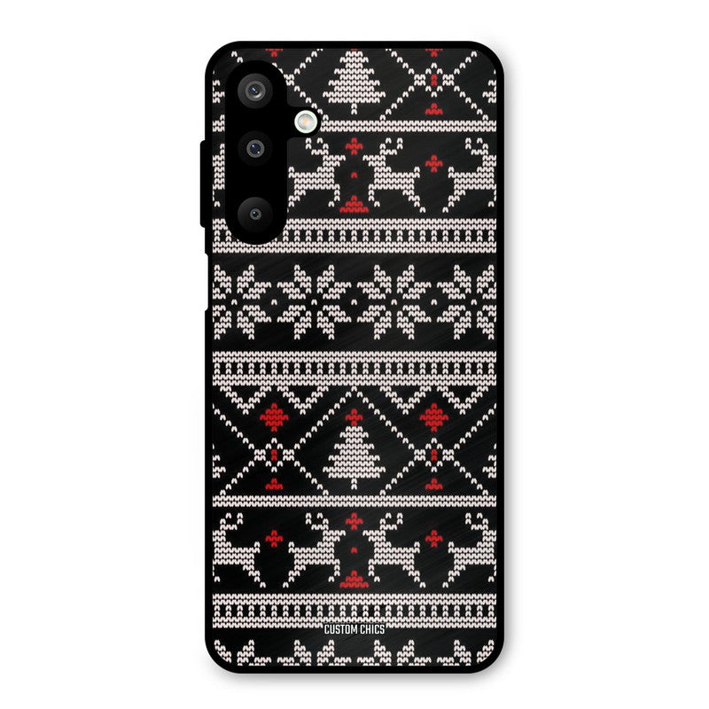 Christmas Pattern Samsung Galaxy M16 Mobile Back Cover - Aesthetic PrintShield Case