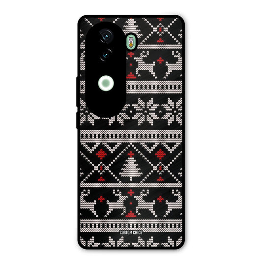 Christmas Pattern Vivo V40e Mobile Back Cover - Aesthetic PrintShield Case