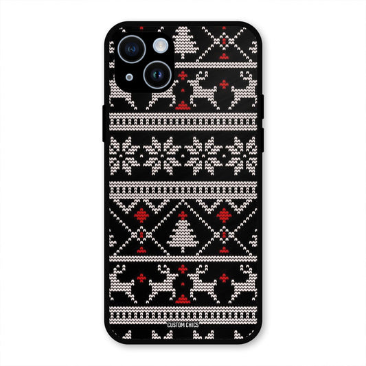 Christmas Pattern iPhone 14 Mobile Back Cover - Aesthetic PrintShield Case