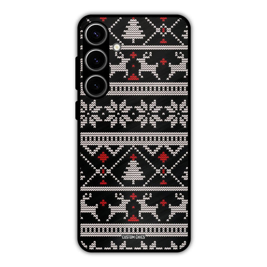 Christmas Pattern Samsung Galaxy S24 Plus Mobile Back Cover - Aesthetic PrintShield Case