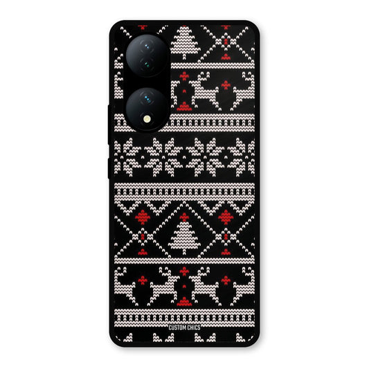 Christmas Pattern Vivo Y100 Mobile Back Cover - Aesthetic PrintShield Case