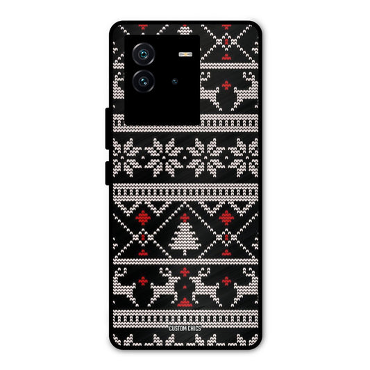 Christmas Pattern iQOO Neo 6 5G Mobile Back Cover - Aesthetic PrintShield Case