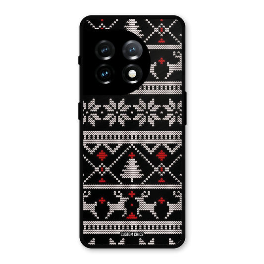 Christmas Pattern OnePlus 11 Mobile Back Cover - Aesthetic PrintShield Case