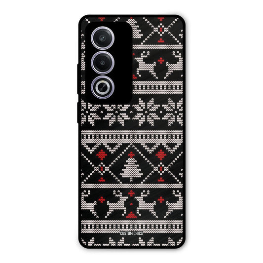 Christmas Pattern Oppo K12x Mobile Back Cover - Aesthetic PrintShield Case