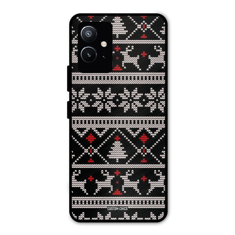 Christmas Pattern Vivo Y75 5G Mobile Back Cover - Aesthetic PrintShield Case