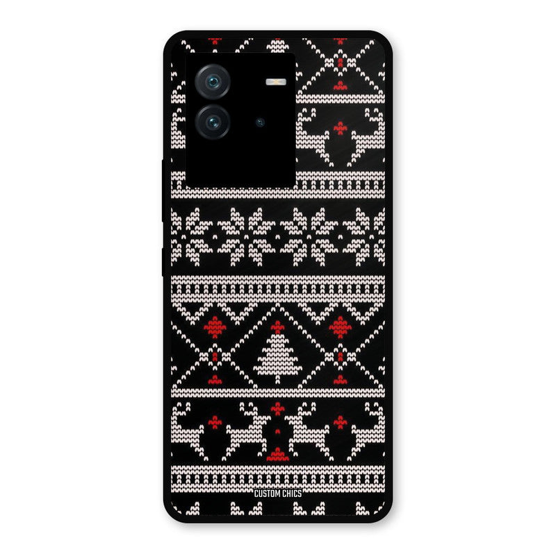 Christmas Pattern iQoo Neo 6 Mobile Back Cover - Aesthetic PrintShield Case