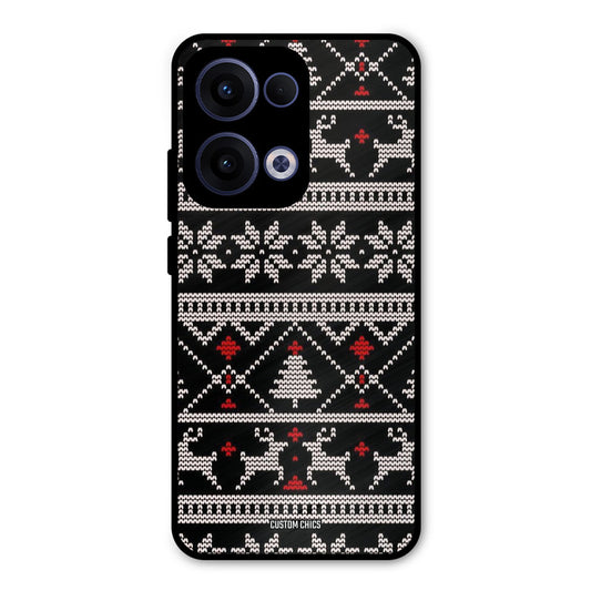 Christmas Pattern Oppo Reno 13 5G Mobile Back Cover - Aesthetic PrintShield Case