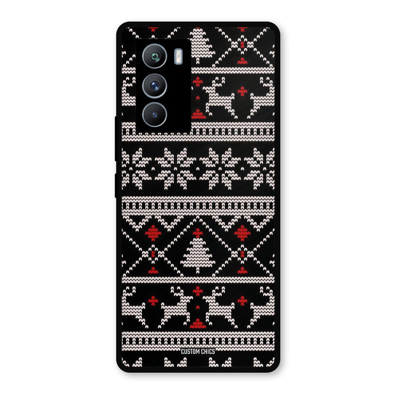 Christmas Pattern iQOO 9SE Mobile Back Cover - Aesthetic PrintShield Case