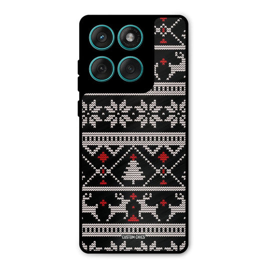 Christmas Pattern Motorola Edge 60 Mobile Back Cover - Aesthetic PrintShield Case