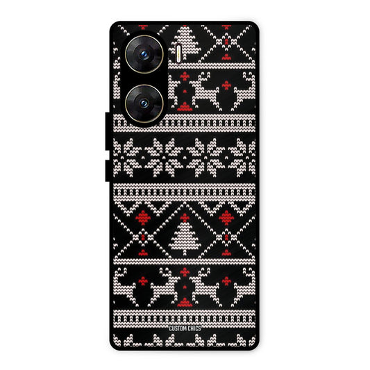 Christmas Pattern Vivo V29e Mobile Back Cover - Aesthetic PrintShield Case