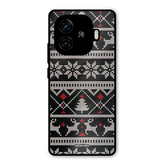 Christmas Pattern iQoo Z9 Turbo Mobile Back Cover - Aesthetic PrintShield Case