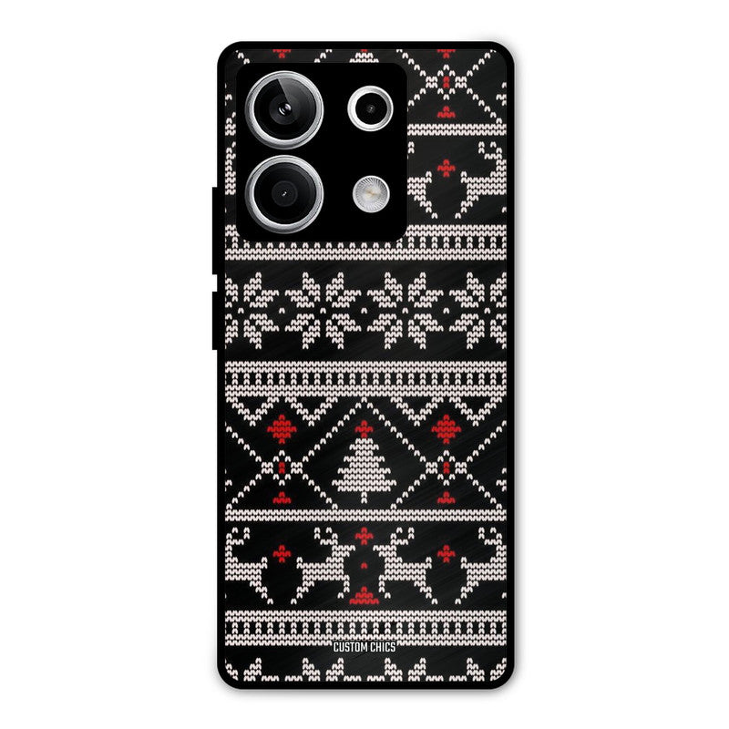 Christmas Pattern Redmi Note 13 5G Mobile Back Cover - Aesthetic PrintShield Case