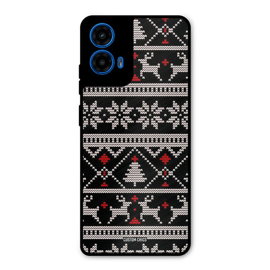 Christmas Pattern Moto G45 Mobile Back Cover - Aesthetic PrintShield Case