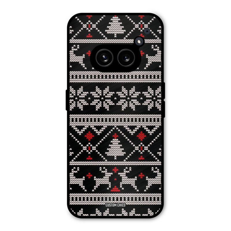 Christmas Pattern Nothing Phone 2a Mobile Back Cover - Aesthetic PrintShield Case