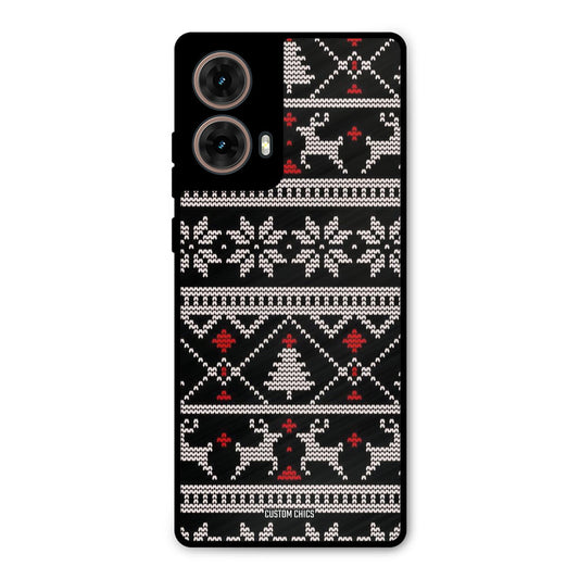 Christmas Pattern Moto G85 Mobile Back Cover - Aesthetic PrintShield Case